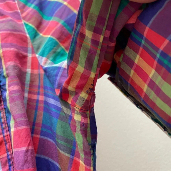 Tommy Hilfiger - Plaid Button Down Shirt Dress - Picture 7 of 9